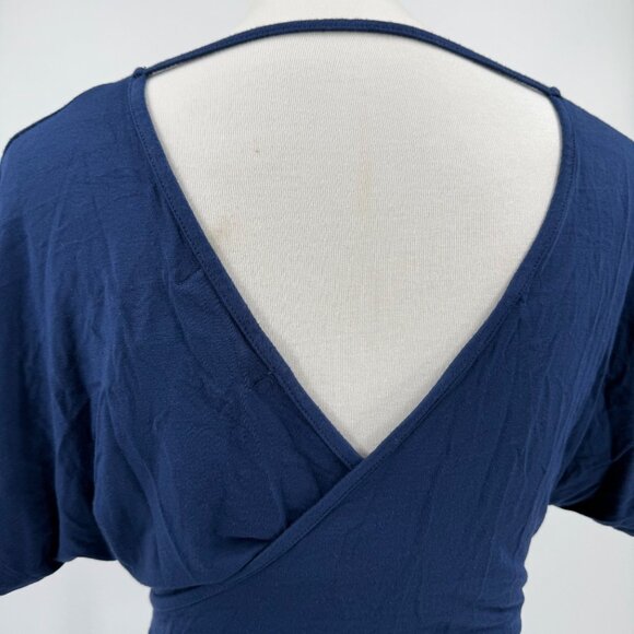 River & Sky Modal Tencel Chloe Top In Deep Blue, Size S - Picture 4 of 10